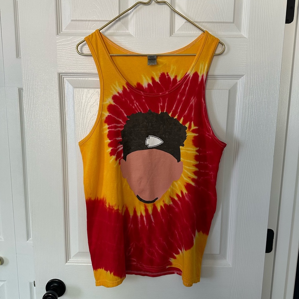 UNISEX size Med - Patrick Mahomes Kansas City Chiefs Tie-Dye Tank Top